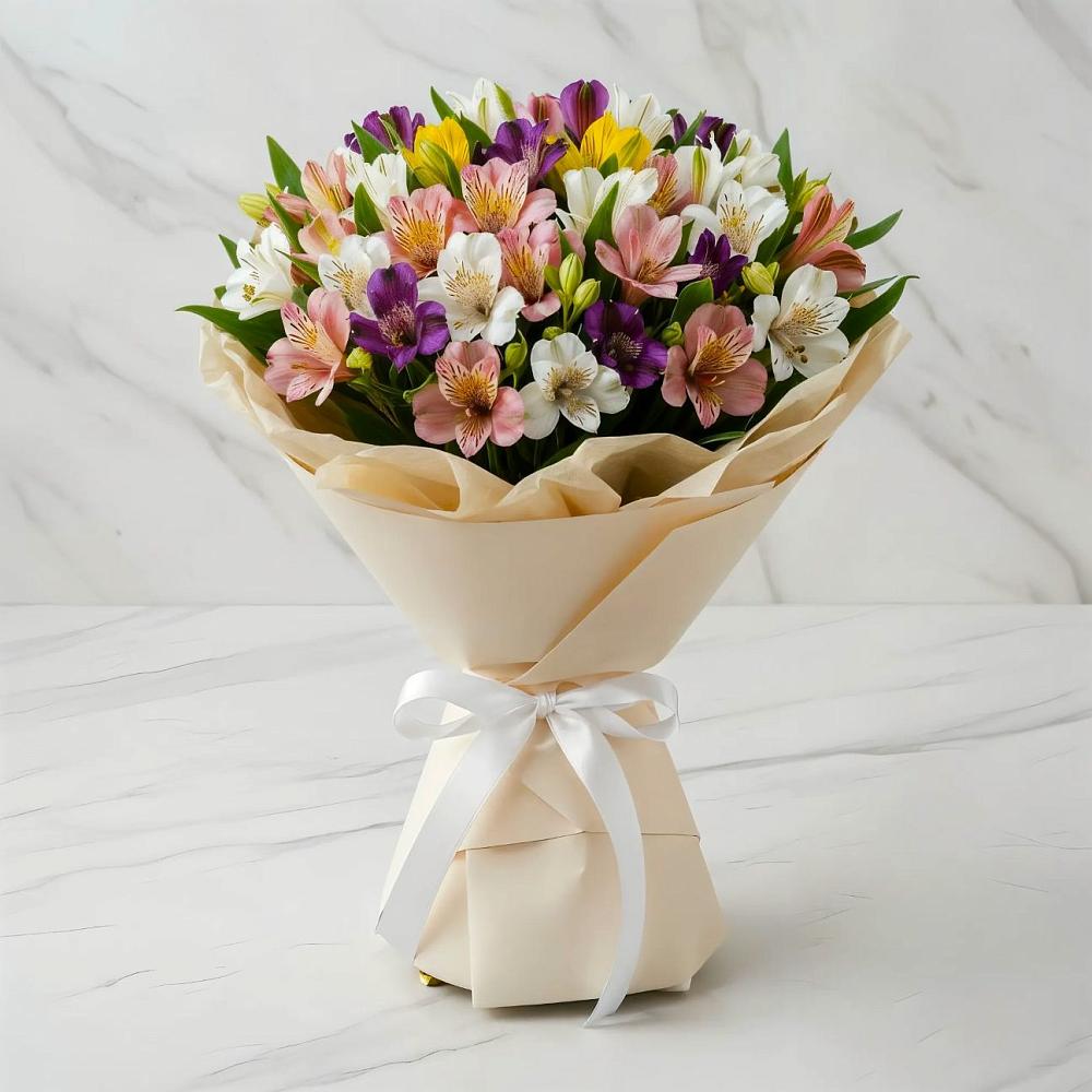 Букет цветов из: Альстромерии в Шилово