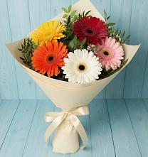 Букет цветов из:  Герберы #REPLACE_PRED# Шилово