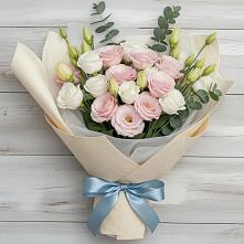 Букет цветов из:  Лизиантусы в Шилово