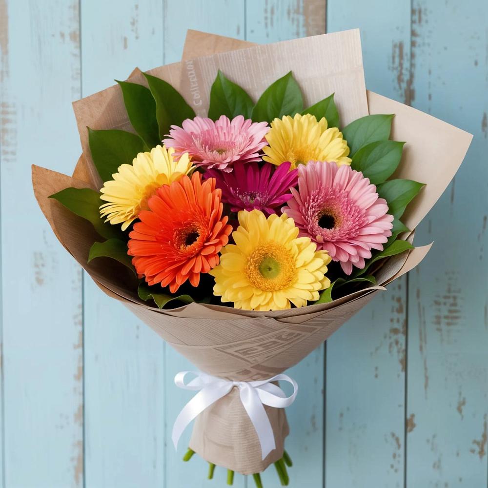 Букет цветов из: Герберы в Шилово