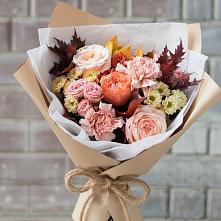 Букет цветов из:  Гвоздики, Хризантемы и Розы #REPLACE_PRED# Шилово