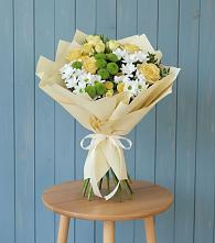 Букет цветов из:  Хризантемы и Розы #REPLACE_PRED# Шилово