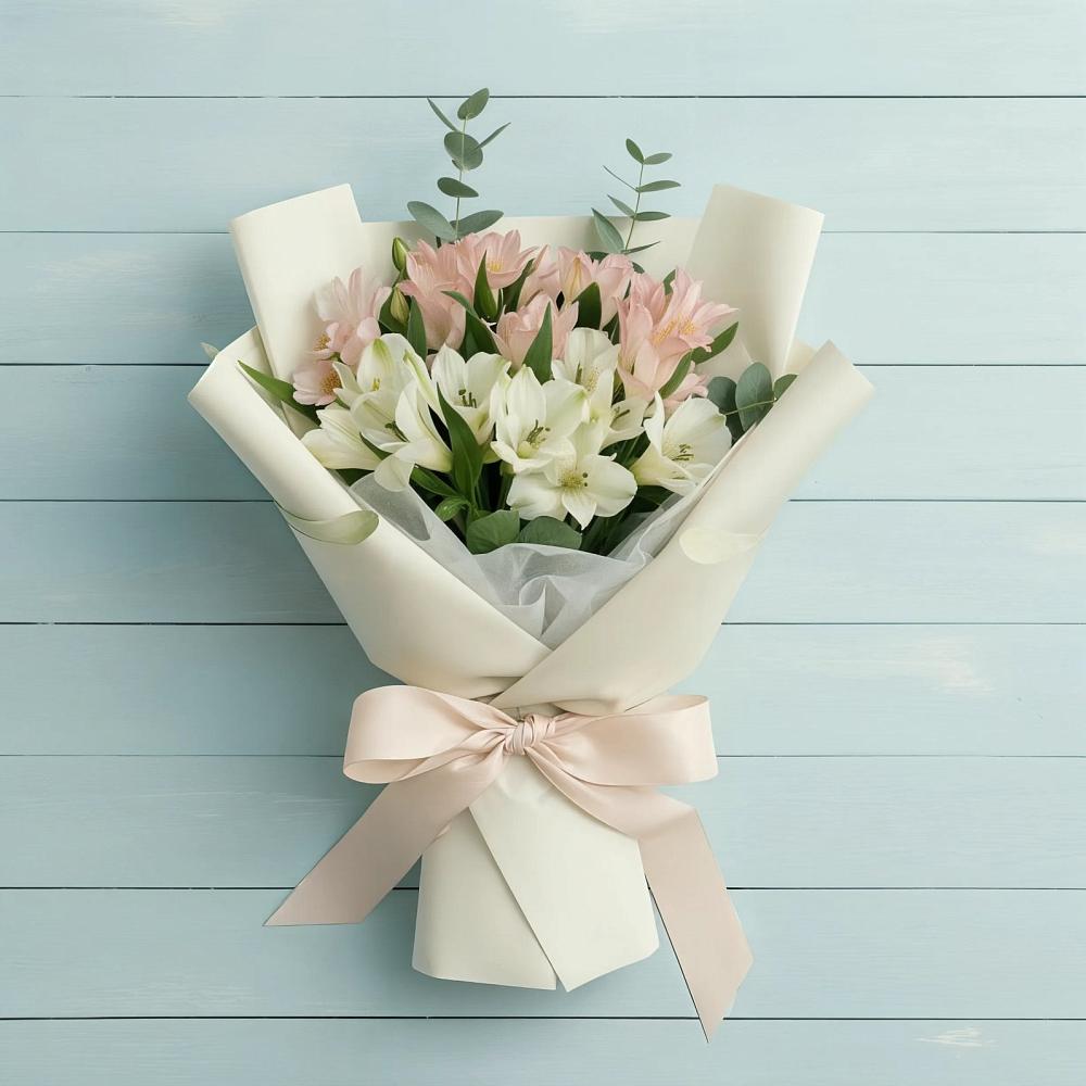 Букет цветов из: Альстромерии в Шилово