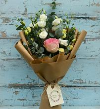 Букет цветов из:  Розы и Лизиантусы в Шилово