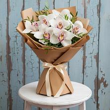 Букет цветов из:  Орхидеи и Розы в Шилово